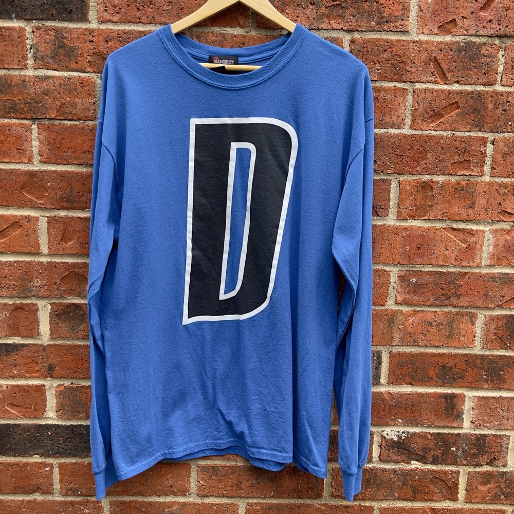Long Sleeve T-Shirt Blue “D” - Large